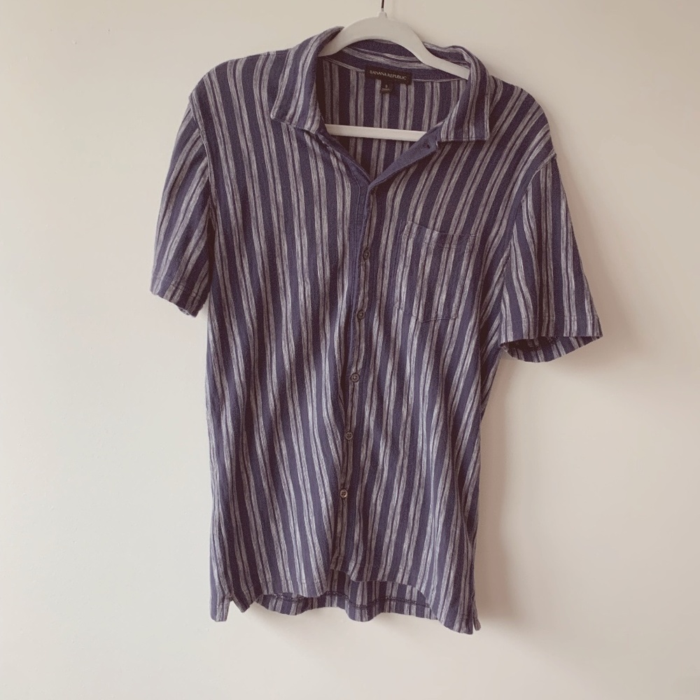 Banana Republic - Cotton Knit Resort Shirt